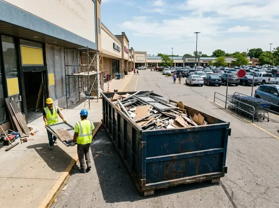 retail-store-renovation-debris-003 — frequently asked questions, Roll-off Dumpster Rentals in Lake Holiday, IL